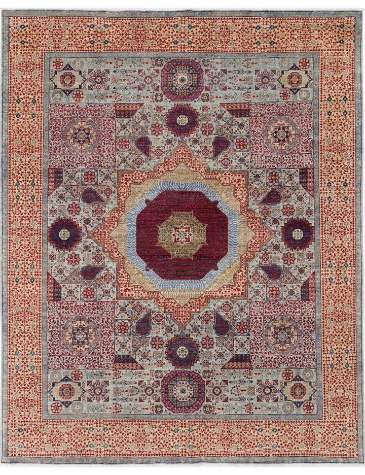 Hand Knotted Mamluk Wool Rug 8' 1" x 10' 0" - No. AT43731