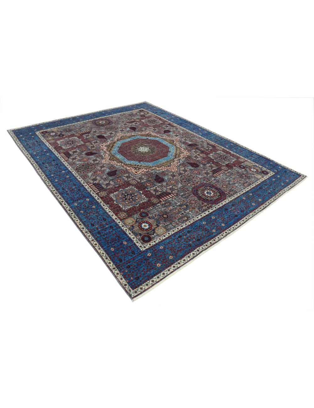 Hand Knotted Fine Mamluk Wool Rug 8' 0" x 9' 10" - No. AT33481