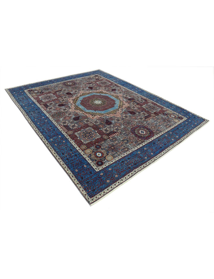 Hand Knotted Fine Mamluk Wool Rug 8' 0" x 9' 10" - No. AT33481