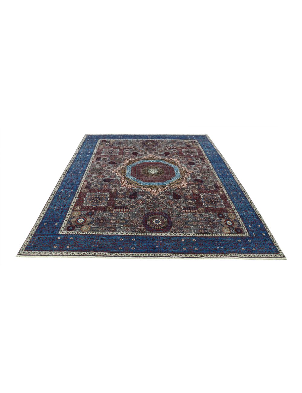 Hand Knotted Fine Mamluk Wool Rug 8' 0" x 9' 10" - No. AT33481