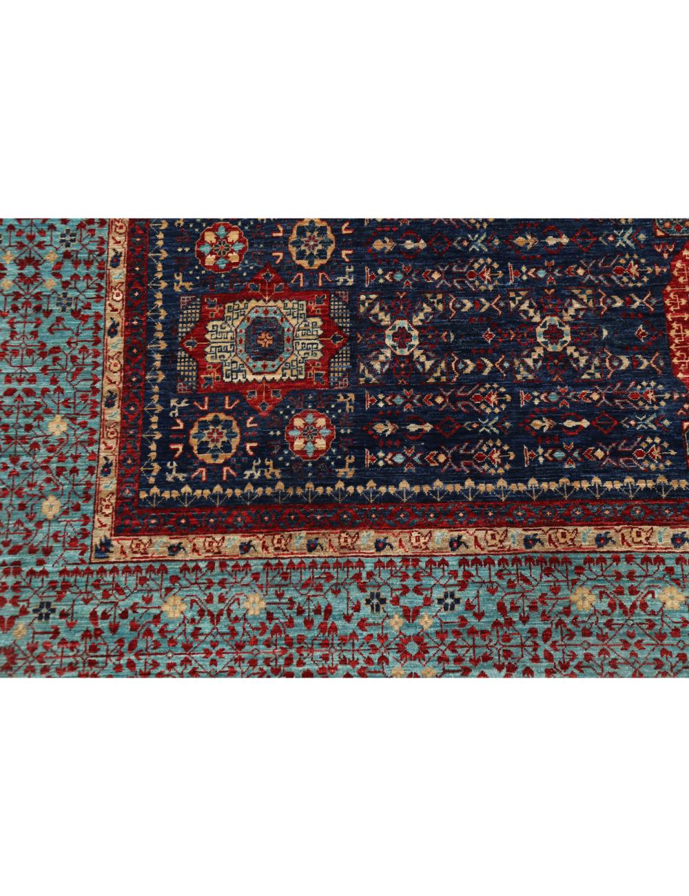 Hand Knotted Fine Mamluk Wool Rug 9' 10" x 14' 7" - No. AT85312