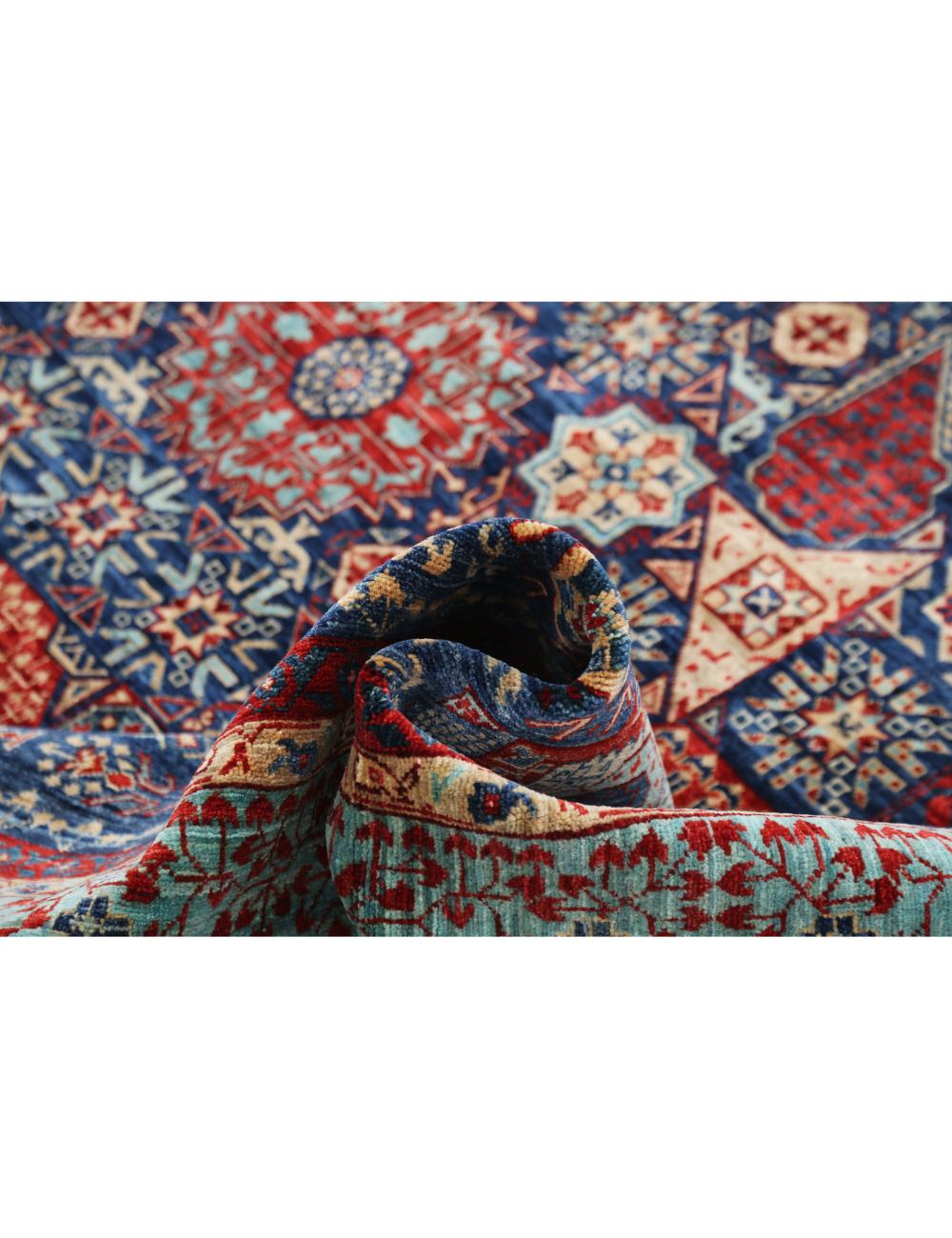 Hand Knotted Fine Mamluk Wool Rug 9' 10" x 14' 7" - No. AT85312