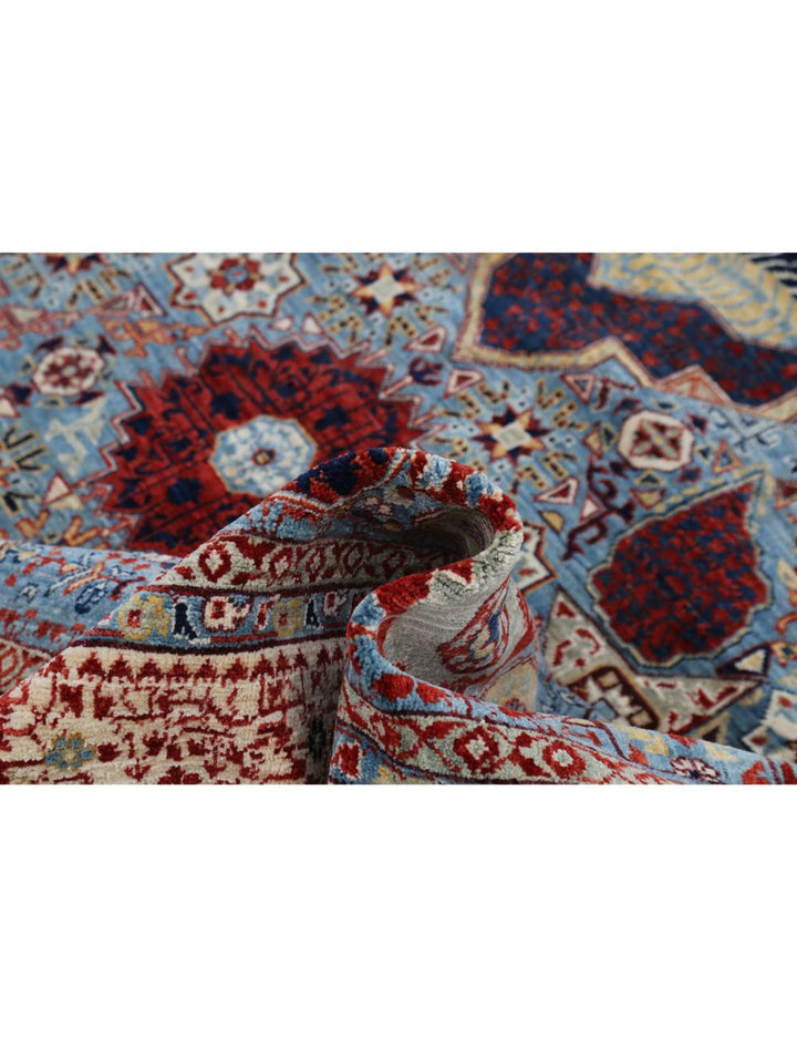 Hand Knotted Fine Mamluk Wool Rug 8' 10" x 12' 3" - No. AT48619