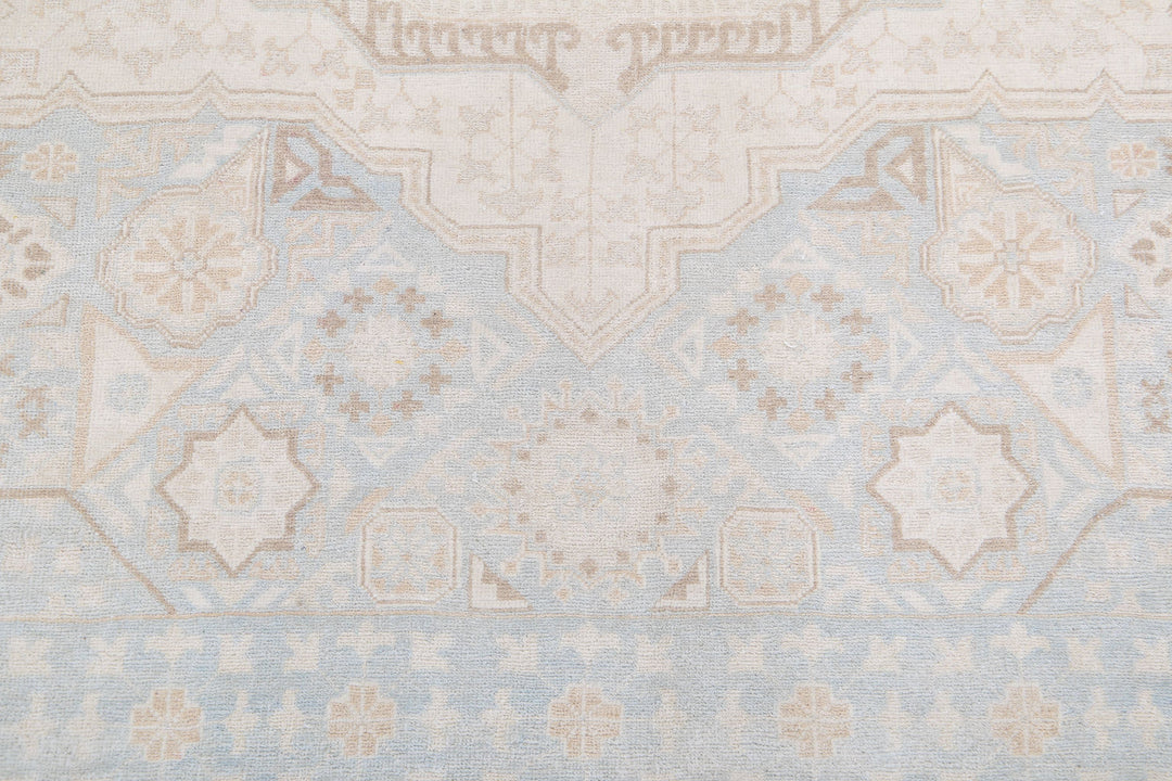 Hand Knotted Fine Mamluk Wool Rug 6' 3" x 9' 4" - No. AT76515