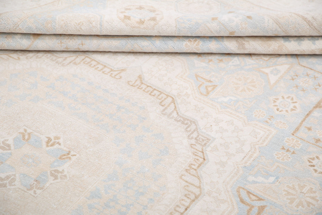 Hand Knotted Fine Mamluk Wool Rug 6' 3" x 9' 4" - No. AT76515