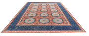 Hand Knotted Fine Mamluk Wool Rug 9' 10" x 13' 3" - No. AT60538