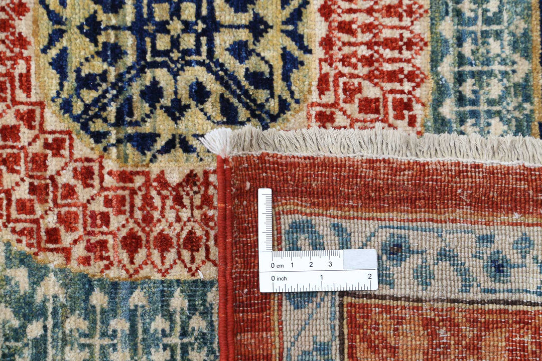 Hand Knotted Fine Mamluk Wool Rug 9' 10" x 13' 3" - No. AT60538