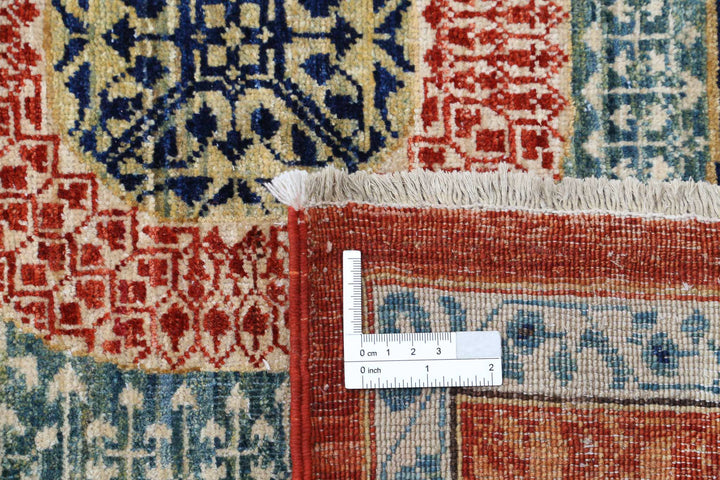 Hand Knotted Fine Mamluk Wool Rug 9' 10" x 13' 3" - No. AT60538