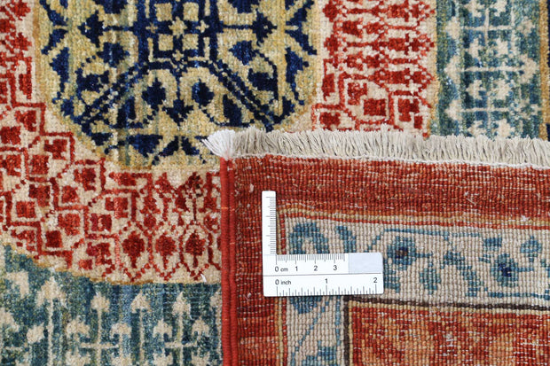 Hand Knotted Fine Mamluk Wool Rug 9' 10" x 13' 3" - No. AT60538