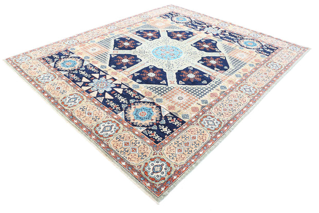 Hand Knotted Fine Mamluk Wool Rug 8' 0" x 9' 10" - No. AT70550