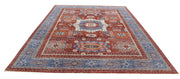 Hand Knotted Fine Mamluk Wool Rug 9' 2" x 11' 8" - No. AT56377