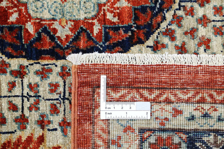Hand Knotted Fine Mamluk Wool Rug 4' 11" x 10' 9" - No. AT33316