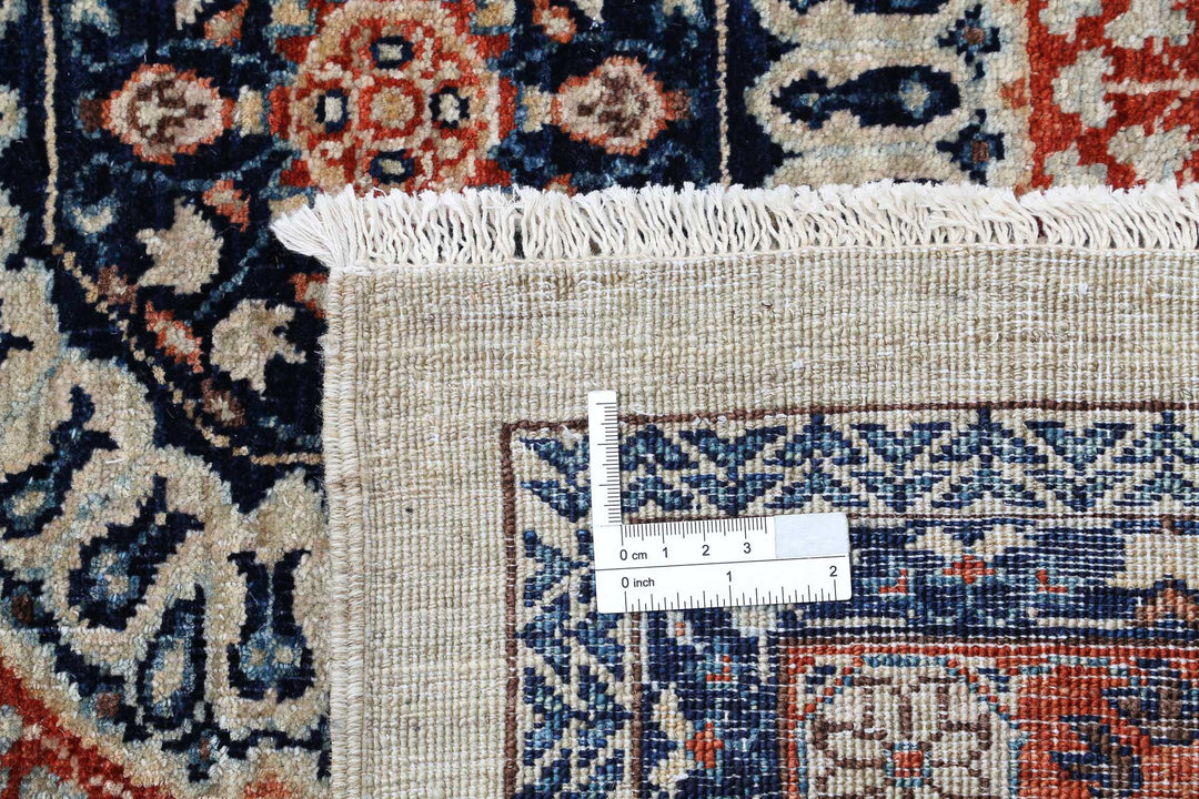 Hand Knotted Fine Mamluk Wool Rug 9' 1" x 12' 1" - No. AT24663