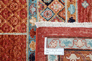 Hand Knotted Fine Mamluk Wool Rug 7' 11" x 9' 9" - No. AT10646