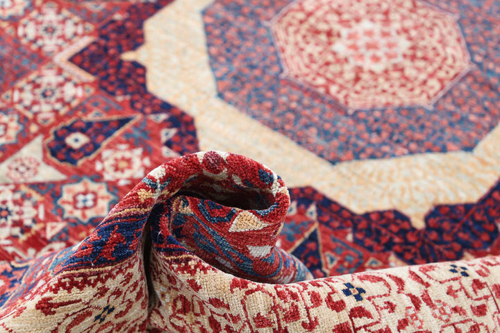 Hand Knotted Fine Mamluk Wool Rug 6' 0" x 8' 8" - No. AT37434