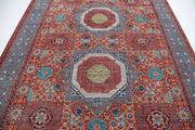 Hand Knotted Fine Mamluk Wool Rug 7' 10" x 9' 10" - No. AT16719