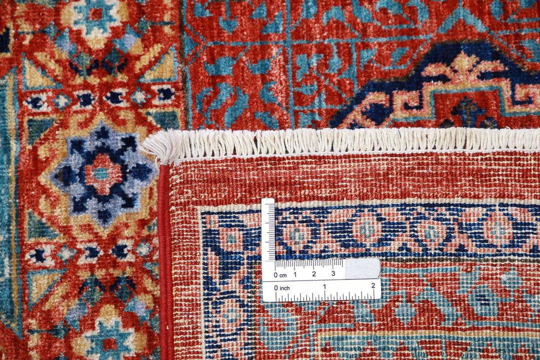 Hand Knotted Fine Mamluk Wool Rug 7' 10" x 9' 10" - No. AT16719