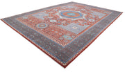 Hand Knotted Fine Mamluk Wool Rug 11' 9" x 16' 6" - No. AT97433