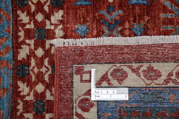 Hand Knotted Fine Mamluk Wool Rug 11' 9" x 16' 6" - No. AT97433