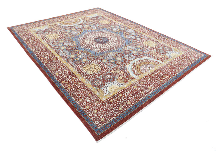 Hand Knotted Fine Mamluk Wool Rug 8' 0" x 10' 2" - No. AT58083