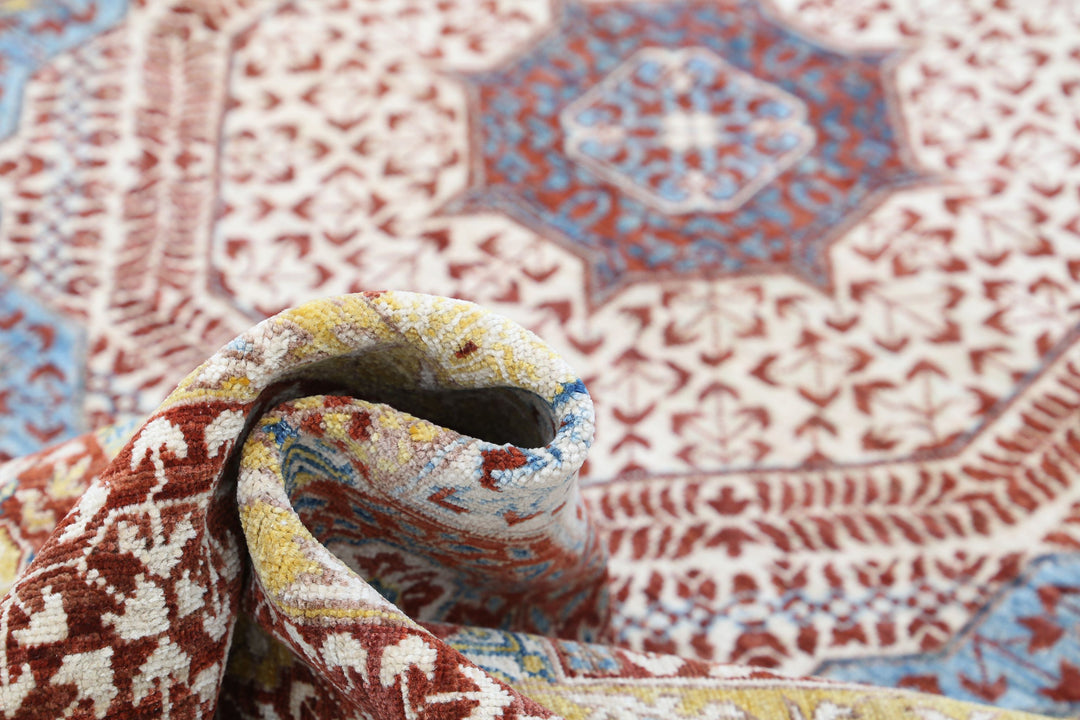 Hand Knotted Fine Mamluk Wool Rug 8' 0" x 10' 2" - No. AT58083