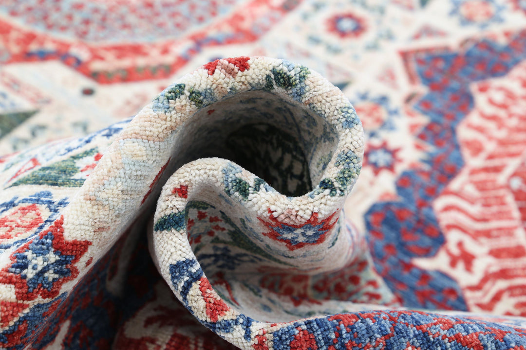 Hand Knotted Fine Mamluk Wool Rug 12' 1" x 17' 1" - No. AT89129