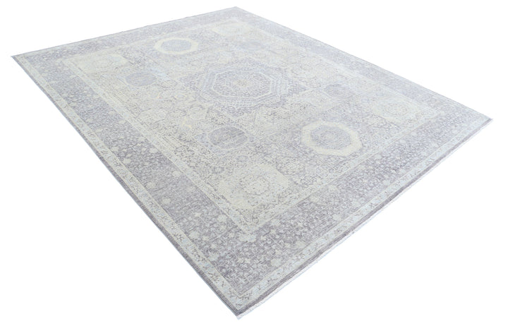 Hand Knotted Fine Mamluk Wool Rug 8' 0" x 9' 6" - No. AT24850