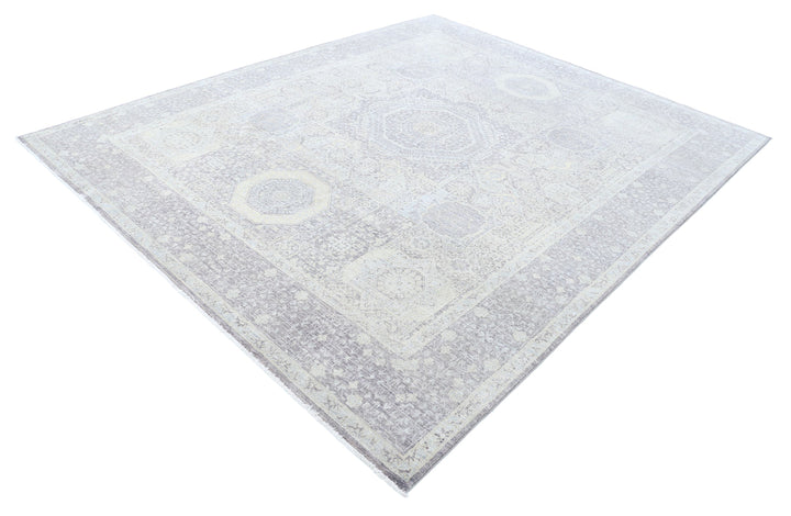 Hand Knotted Fine Mamluk Wool Rug 8' 0" x 9' 6" - No. AT24850