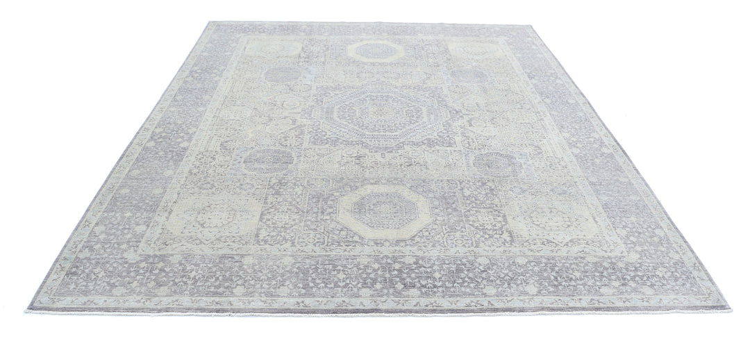 Hand Knotted Fine Mamluk Wool Rug 8' 0" x 9' 6" - No. AT24850