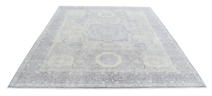 Hand Knotted Fine Mamluk Wool Rug 8' 0" x 9' 6" - No. AT24850