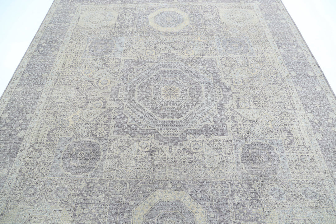 Hand Knotted Fine Mamluk Wool Rug 8' 0" x 9' 6" - No. AT24850