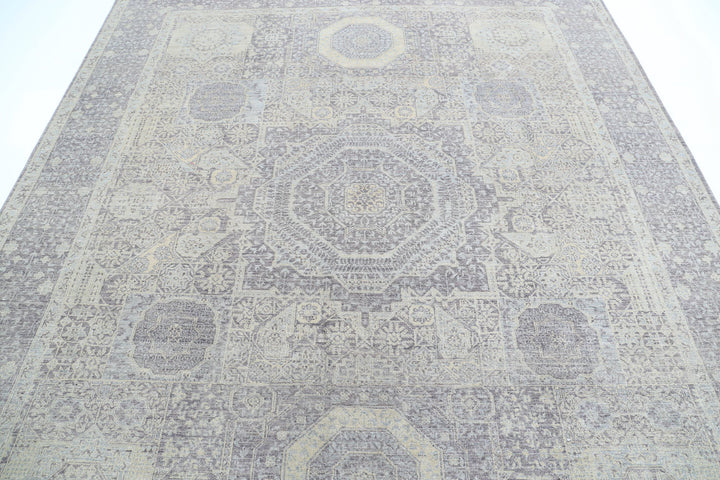 Hand Knotted Fine Mamluk Wool Rug 8' 0" x 9' 6" - No. AT24850