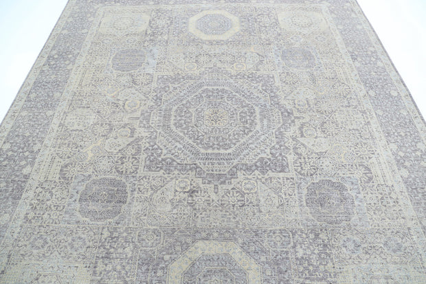 Hand Knotted Fine Mamluk Wool Rug 8' 0" x 9' 6" - No. AT24850