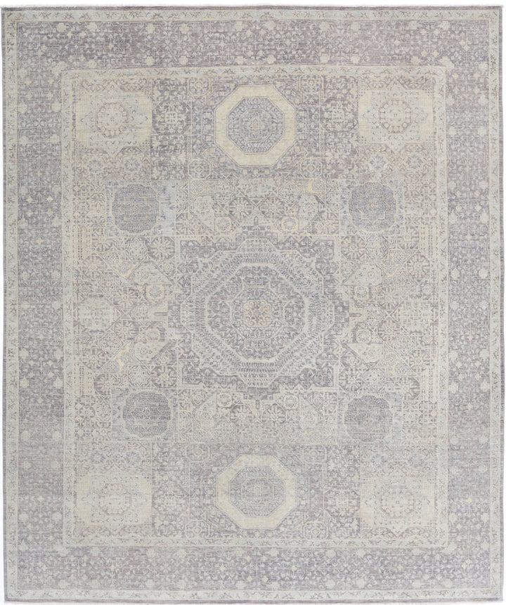 Hand Knotted Fine Mamluk Wool Rug 8' 0" x 9' 6" - No. AT24850