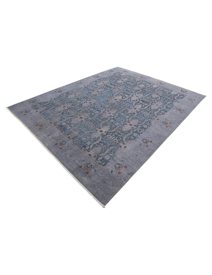 Hand Knotted Fine Onyx Wool Rug 7' 8" x 9' 9" - No. AT26737