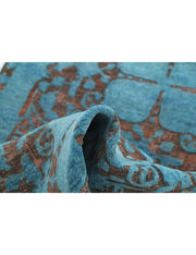 Hand Knotted Onyx Wool Rug 3' 5" x 13' 1" - No. AT46717