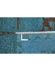 Hand Knotted Onyx Wool Rug 3' 5" x 13' 1" - No. AT46717