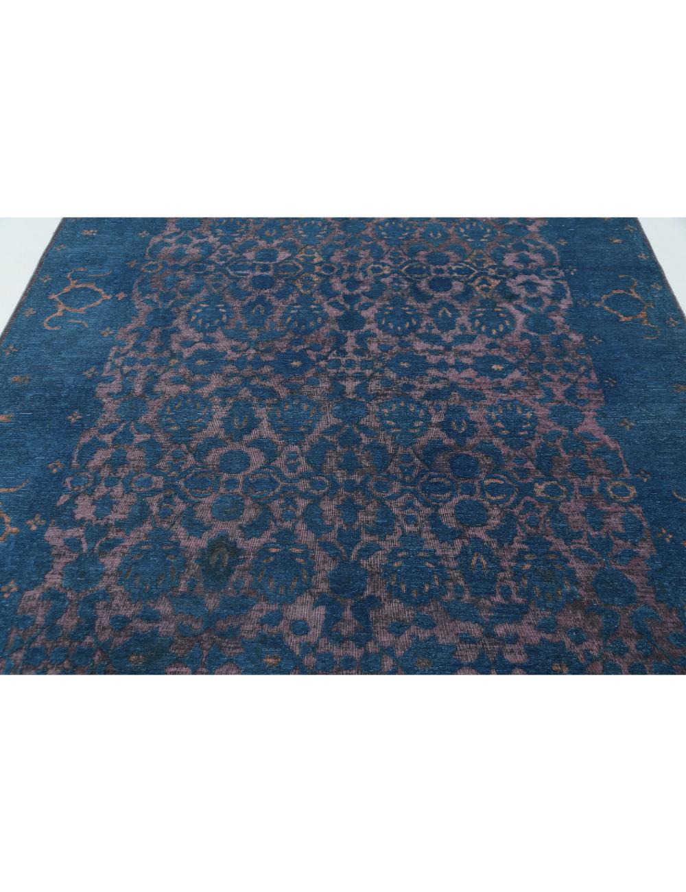 Hand Knotted Fine Onyx Wool Rug 6' 9" x 9' 4" - No. AT83996