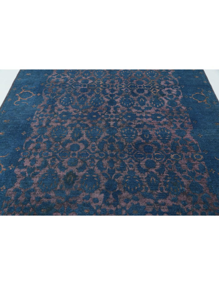 Hand Knotted Fine Onyx Wool Rug 6' 9" x 9' 4" - No. AT83996
