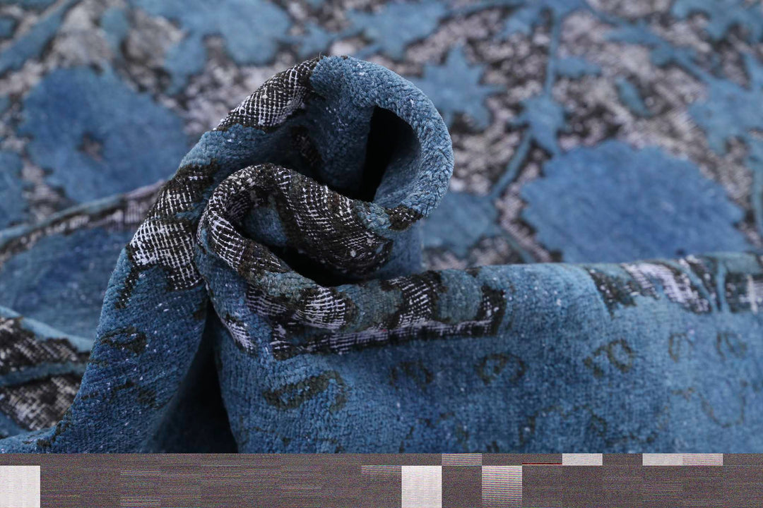 Hand Knotted Onyx Wool Rug 9' 1" x 11' 7" - No. AT55520