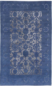 Hand Knotted Onyx Wool Rug 5' 9" x 9' 5" - No. AT55562