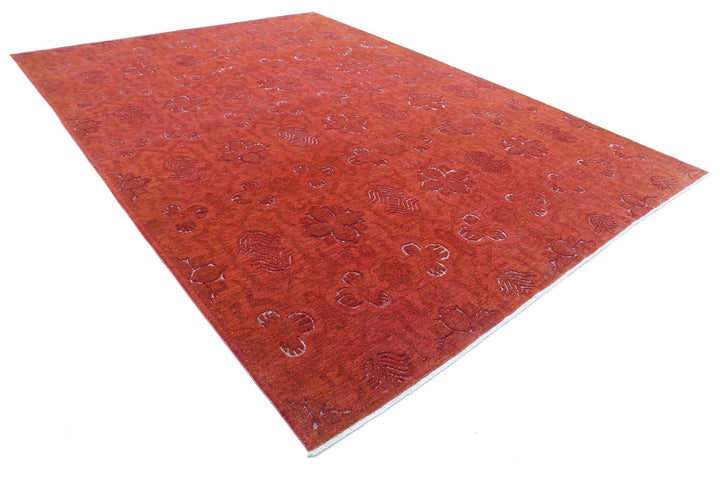 Hand Knotted Onyx Wool Rug 9' 8" x 13' 5" - No. AT70715