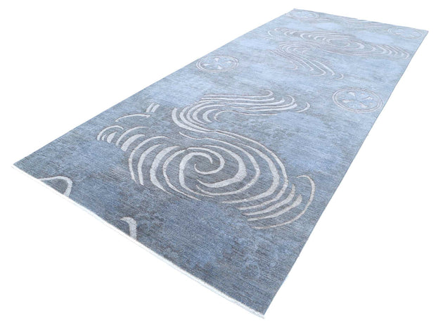 Hand Knotted Onyx Wool Rug 6' 2" x 14' 6" - No. AT31842