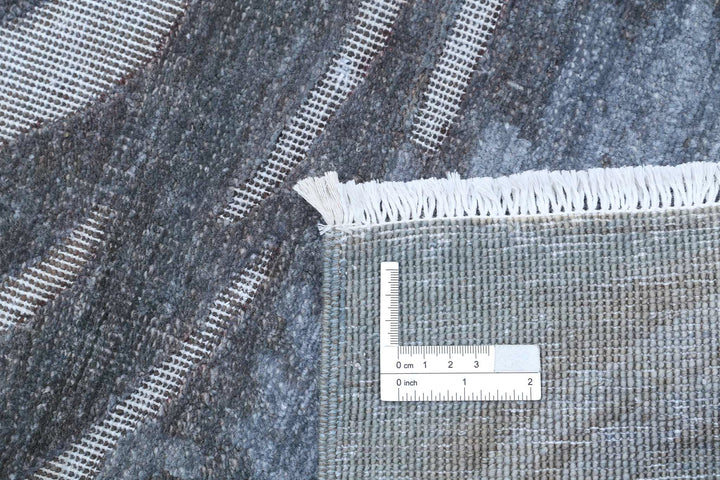 Hand Knotted Onyx Wool Rug 6' 2" x 14' 6" - No. AT31842