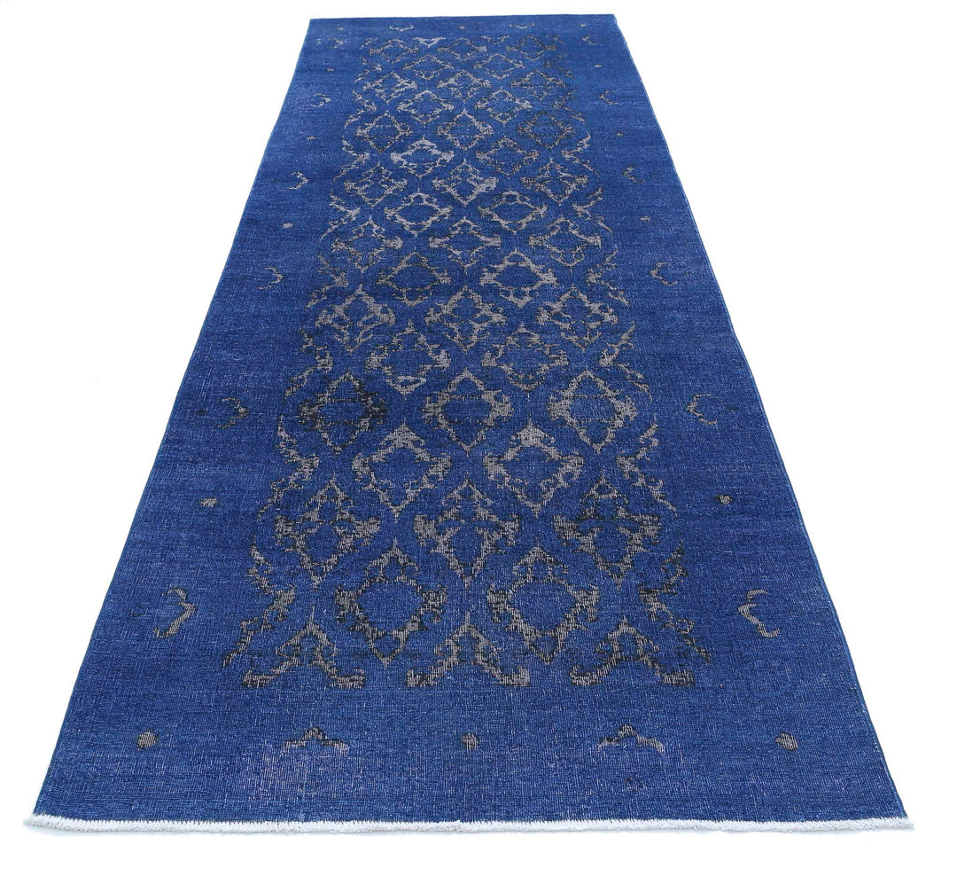 Hand Knotted Onyx Wool Rug 3' 10" x 12' 7" - No. AT86573