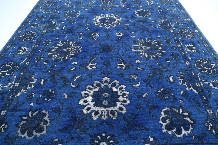 Hand Knotted Onyx Wool Rug 9' 9" x 11' 4" - No. AT56028