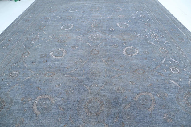 Hand Knotted Onyx Wool Rug 12' 10" x 15' 8" - No. AT77015