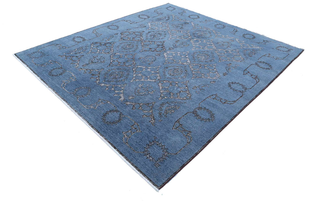 Hand Knotted Onyx Wool Rug 7' 10" x 8' 10" - No. AT33301