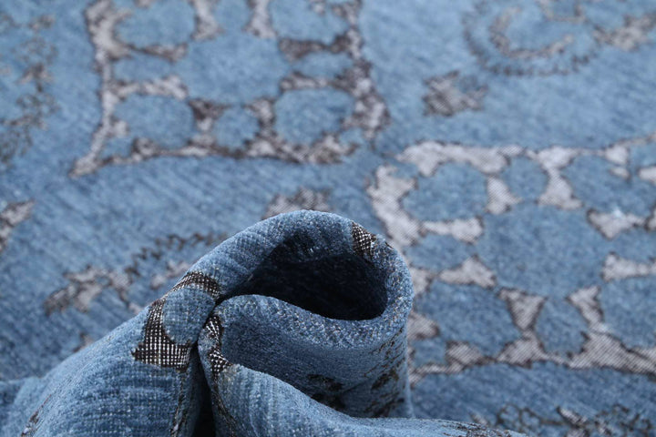 Hand Knotted Onyx Wool Rug 7' 10" x 8' 10" - No. AT33301