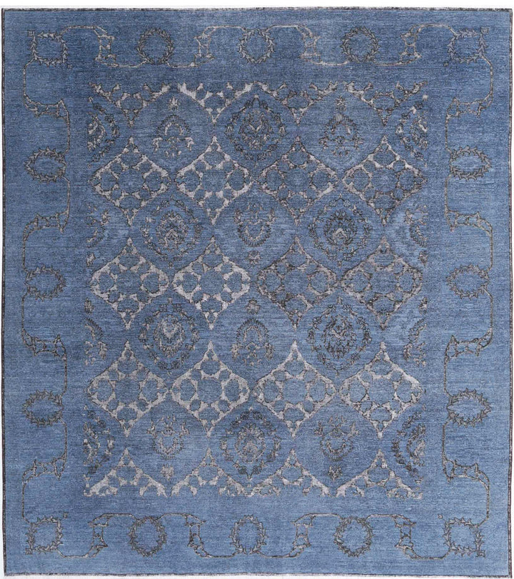 Hand Knotted Onyx Wool Rug 7' 10" x 8' 10" - No. AT33301